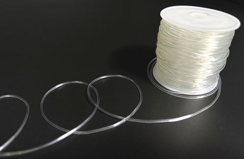 *1.5mm Transparent Elastic Cord Top Quality Elastic Cord (54 yards/roll)