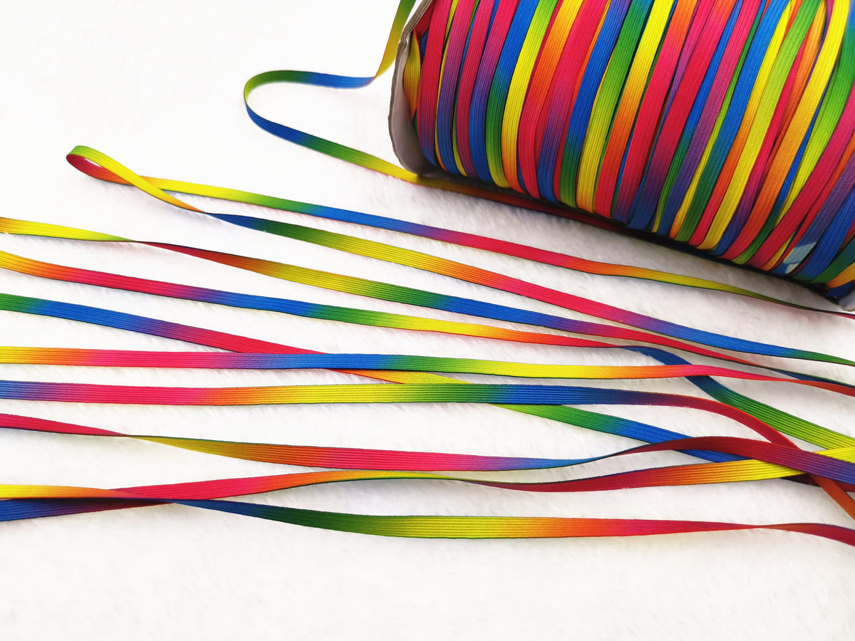 0.2inch (0.5cm) Fashion Elastic Band Multicolor Elastic Band