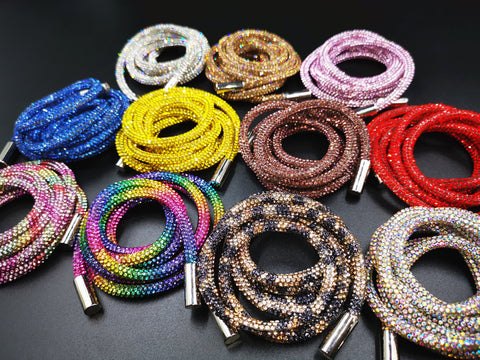 AAA+ Top Quality Rhinestone Strings For Clothing Hoodies DIY (Fixed-length: 138cm)