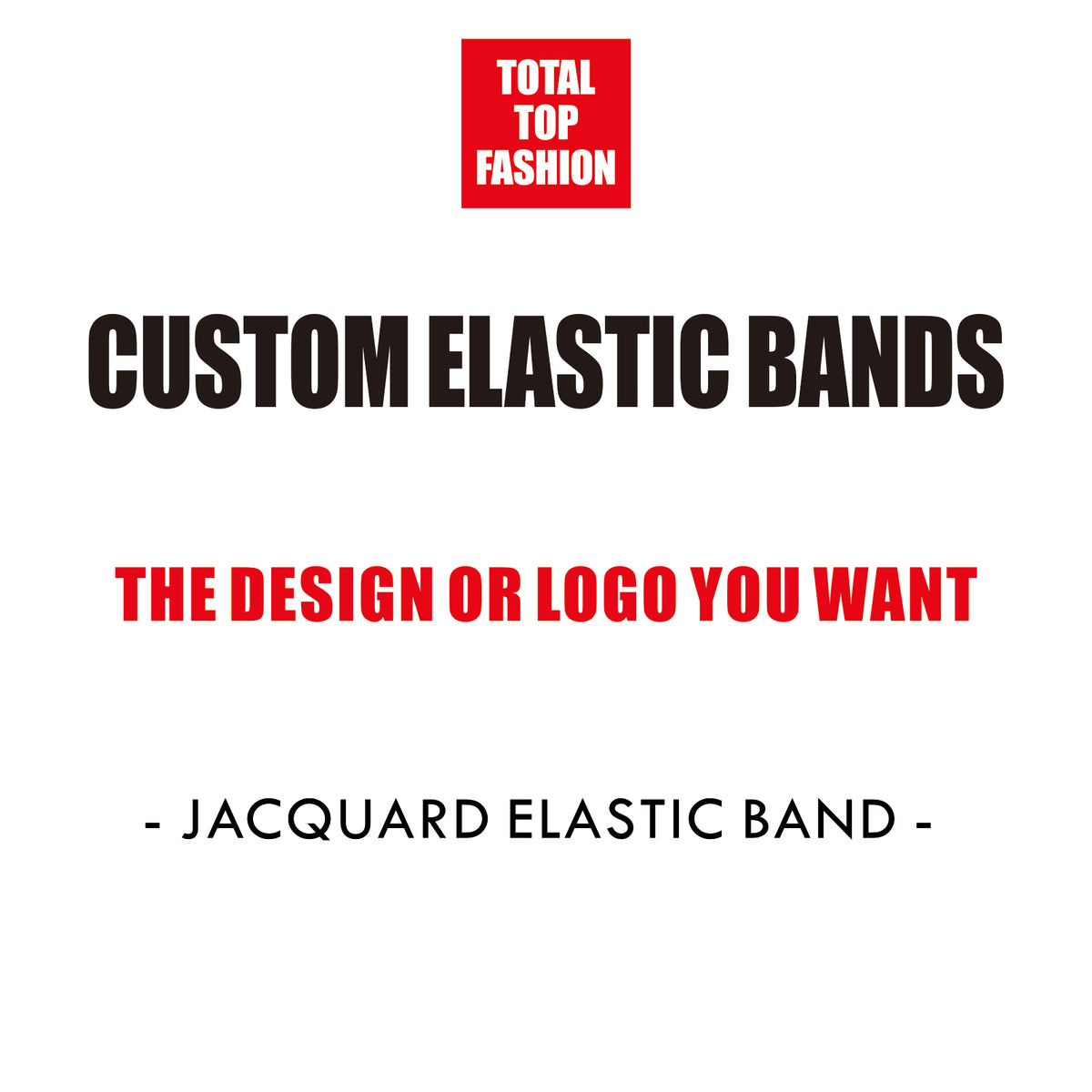 new arrivals custom logo elastic band