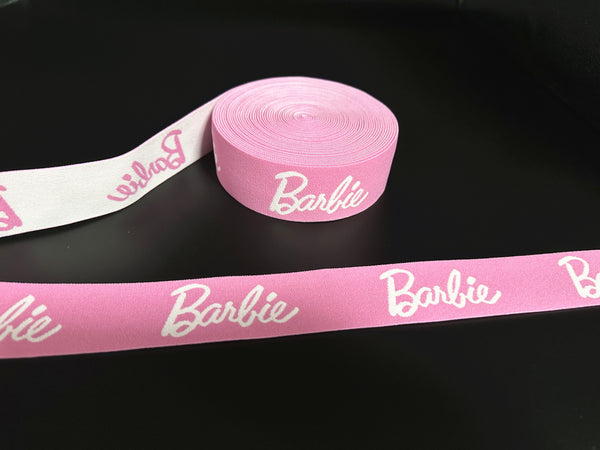 1.6inch (4cm) Fashion Jacquard Elastic Band Designer Elastic Band Barbie Elastic Band