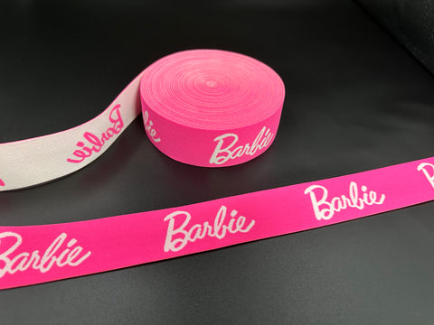 1.6inch (4cm) Fashion Jacquard Elastic Band Designer Elastic Band Barbie Elastic Band