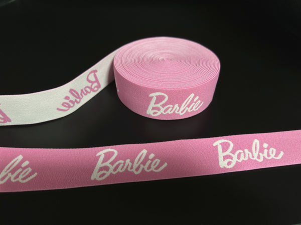 1.6inch (4cm) Fashion Jacquard Elastic Band Designer Elastic Band Barbie Elastic Band