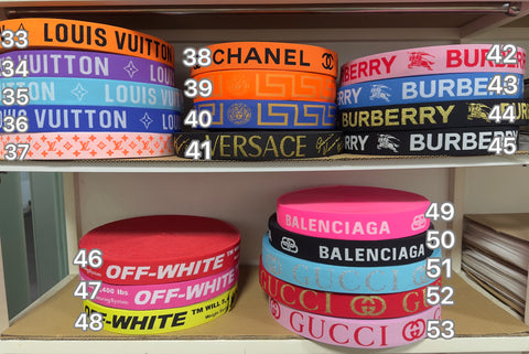 Fashion Designer Elastic Bands – Limited Stock, Special Clearance Price(10yd/50yd/100yd lengths)