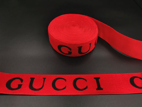 1.8inch (4.5cm) Fashion Printed Elastic Band Designer Elastic Band GUCCI Elastic Band