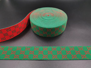 1.6inch (4cm) Fashion Jacquard Elastic Band Designer Elastic Band GG Elastic Band