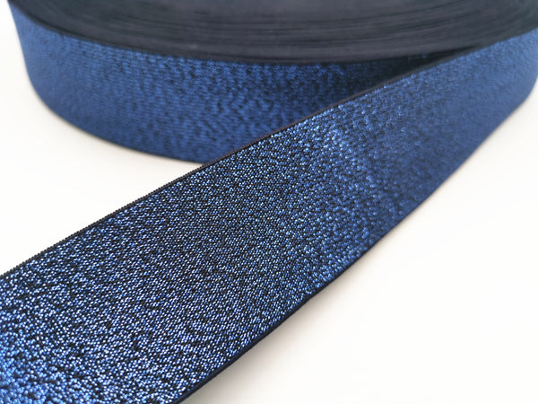 Fashion Jacquard Elastic Band Fashion Royalblue Metallic Elastic Band