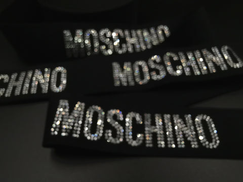 1.8inch (4.5cm) Fashion High-end Handmade Crystal Rhinestones Elastic Band Designer Elastic Band