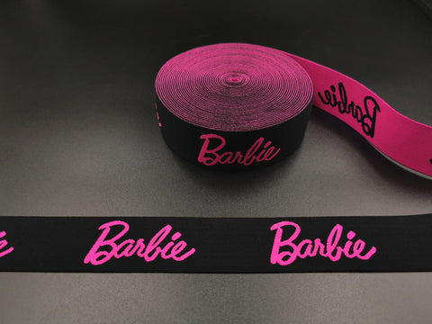 1.6inch (4cm) Fashion Jacquard Elastic Band Designer Elastic Band Barbie Elastic Band