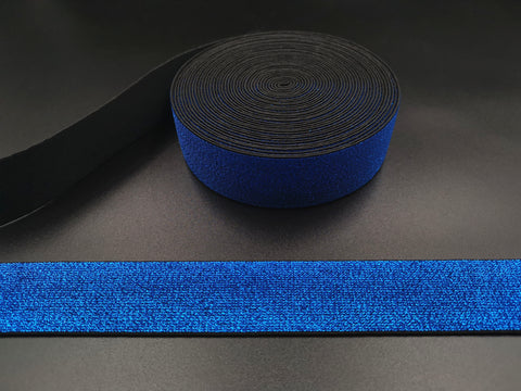 Fashion Jacquard Elastic Band Fashion Royalblue Metallic Elastic Band