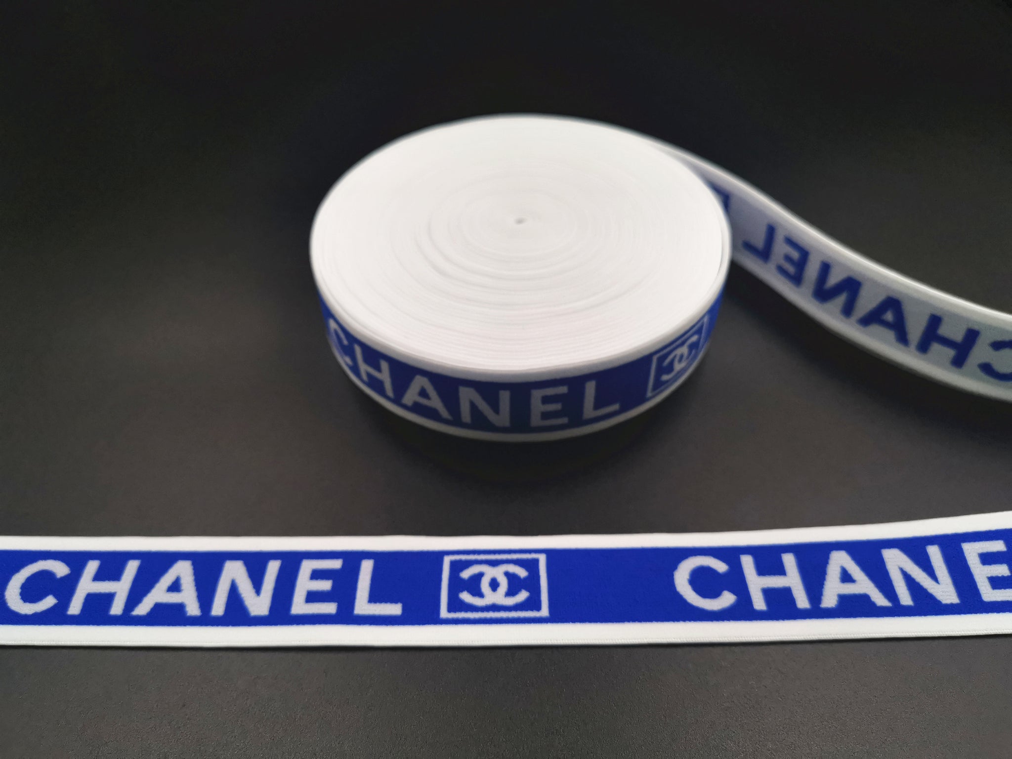 1.2inch (3cm) Fashion Jacquard Elastic Band Designer Elastic Band Chanel Elastic Band