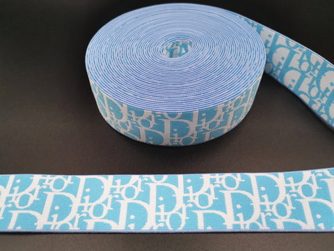 1.6inch (4cm) Fashion Jacquard Elastic Band Designer Elastic Band Dior Elastic Band