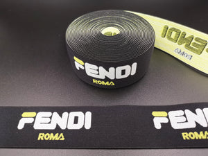 1.8inch (4.5cm) Fashion Jacquard Elastic Band Designer Elastic Band FENDI Elastic Band