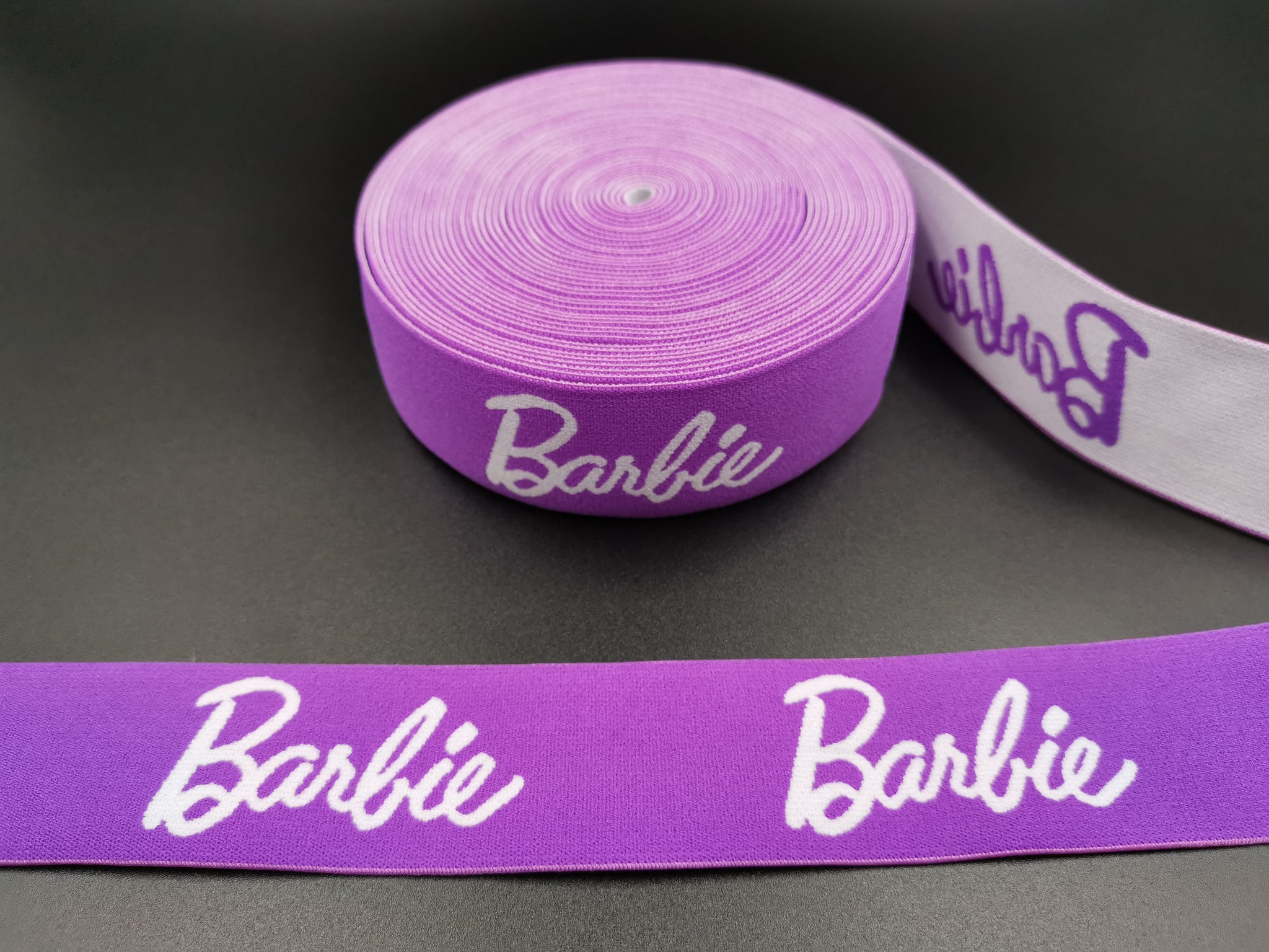 1.6inch (4cm) Fashion Jacquard Elastic Band Designer Elastic Band Barbie Elastic Band