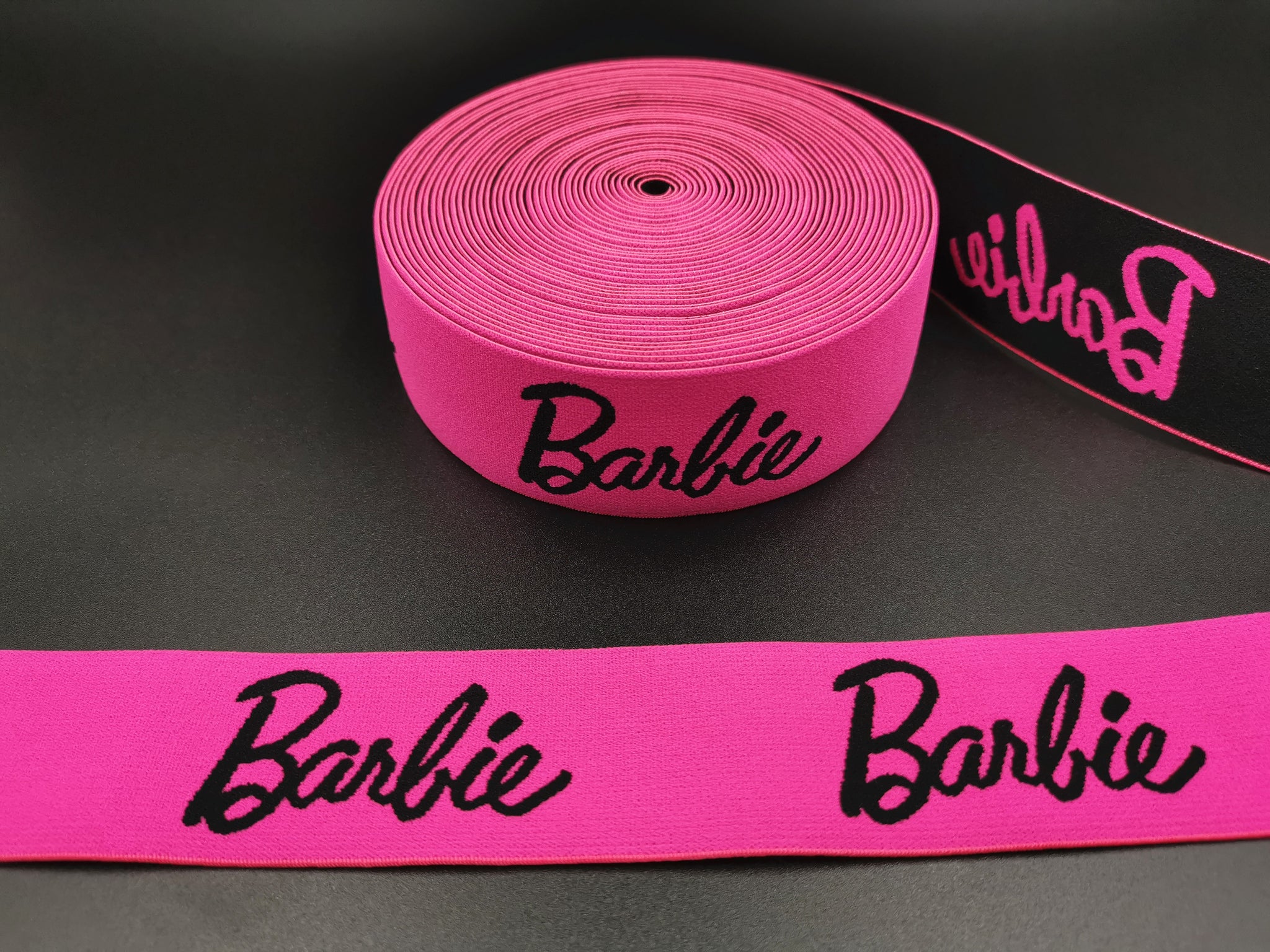 1.6inch (4cm) Fashion Jacquard Elastic Band Designer Elastic Band Barbie Elastic Band