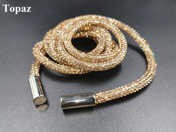 AAA+ Top Quality Rhinestone Strings For Clothing Hoodies DIY (Fixed-length: 120cm)